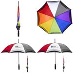 HH4151 46" Arc Rainbow Umbrella With Custom Imprint